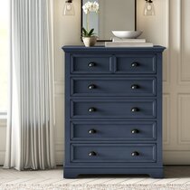 Tall deals dresser blue